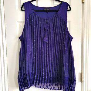NWOT Lane Bryant Tank Purple